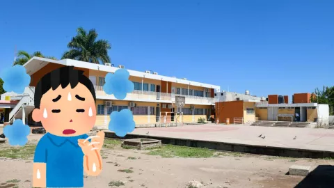Escuelas adelantan cierre de clases por calor..jpg