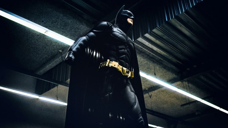 Foot de figura de Batman.