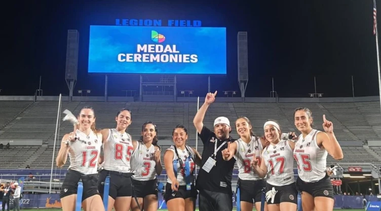Selección mexicana femenil Flag Football oro World Games