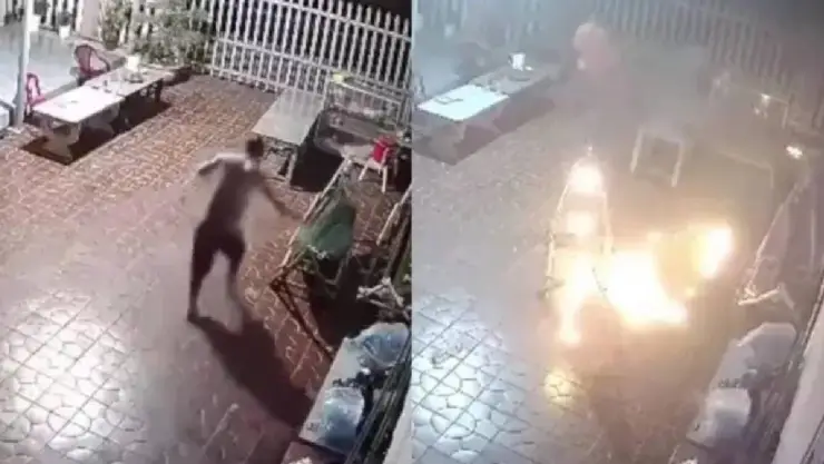 ¡Indignante! Hombre prende fuego a su novia mientras dormía; así fue captado.jpg
