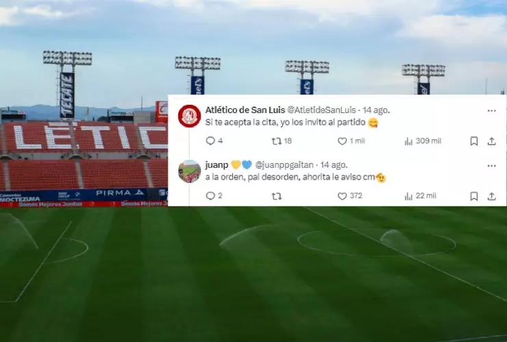 ¡Se la rifó! Aficionado hace todo por una cita con una chava y el Atlético San Luis los premio.jpg