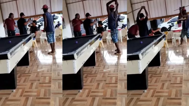 Sujetos atacan a un hombre a sangre fría adentro de un bar