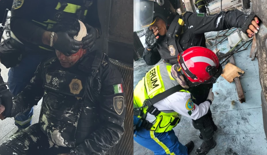 Policías-lesionados-en-Marcha-del-2-de-octubre