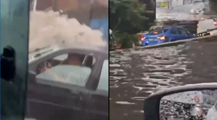 VIDEO: Río de los Remedios se desborda en Naucalpan y sumerge al Edomex