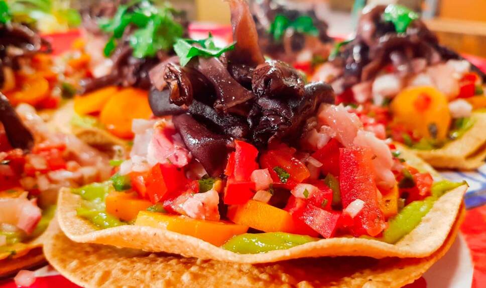 Receta Ceviche de percebes y orejitas de cerdo