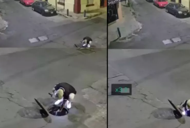 Los Tortugas Ninjas de Guadalajara; ladrones se esconden en alcantarillas. .jpg