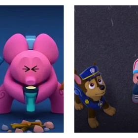 Pocoyó y Paw Patrol