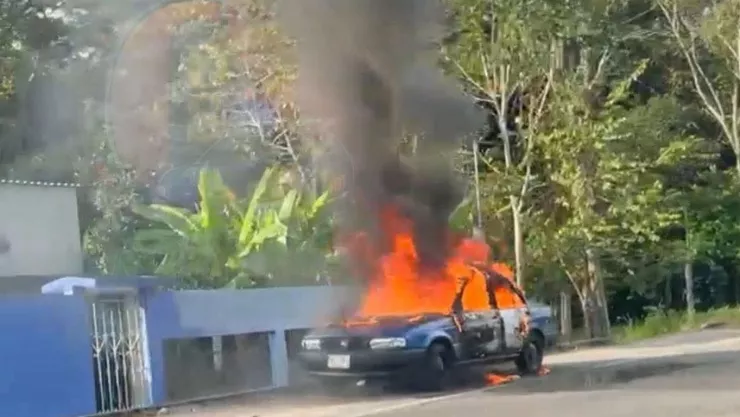 autos quemados tabasco