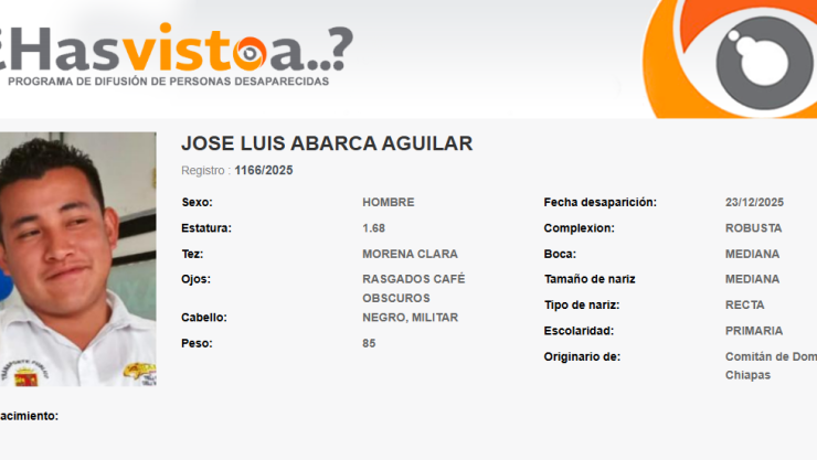 José Luis Abarca Aguilar desaparecido