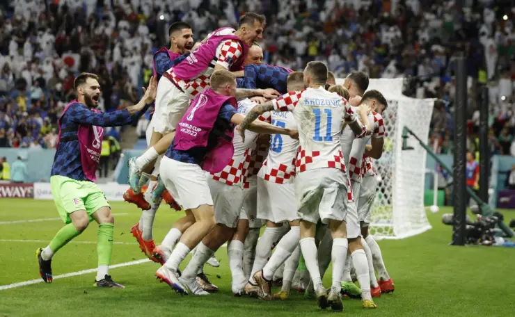Croacia celebra el pase a 4tos de final