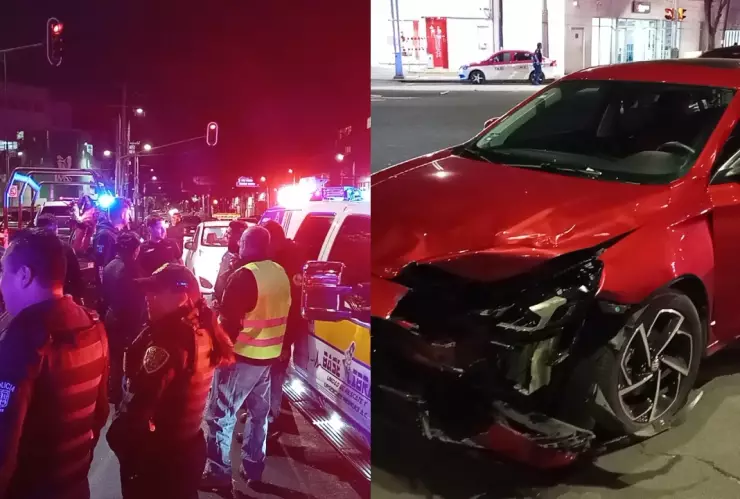 Un accidente dejó varios heridos en CDMX.