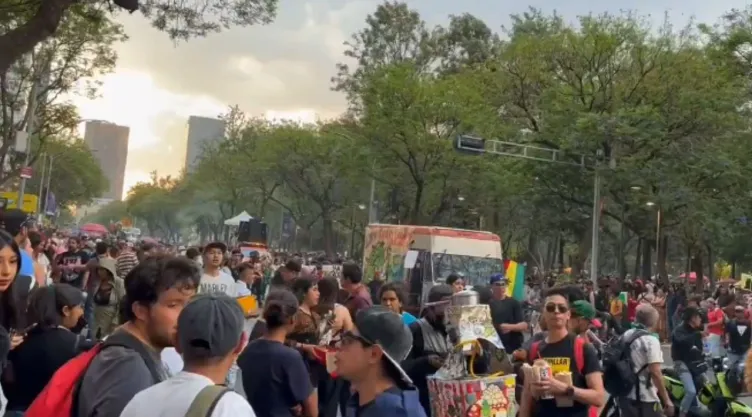 Así se vivió el Día Mundial de la Liberación de la Marihuana en la CDMX