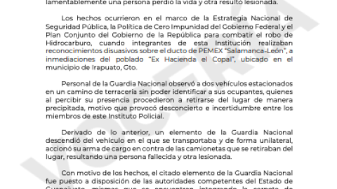 Guardia Nacional Guanajuato estudiante