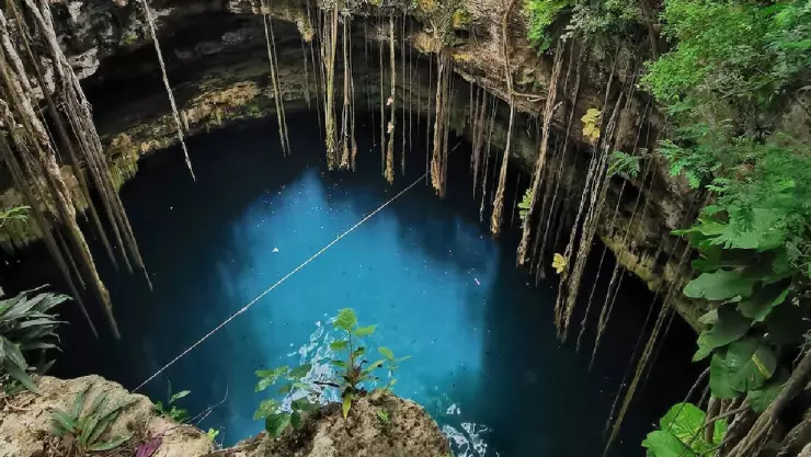 Una familia con suerte_ Encuentran cenote en el patio de su casa en Yucatán