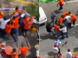 VIDEO: Simpatizantes de Morena y Movimiento Ciudadano se enfrentan en Zapopan