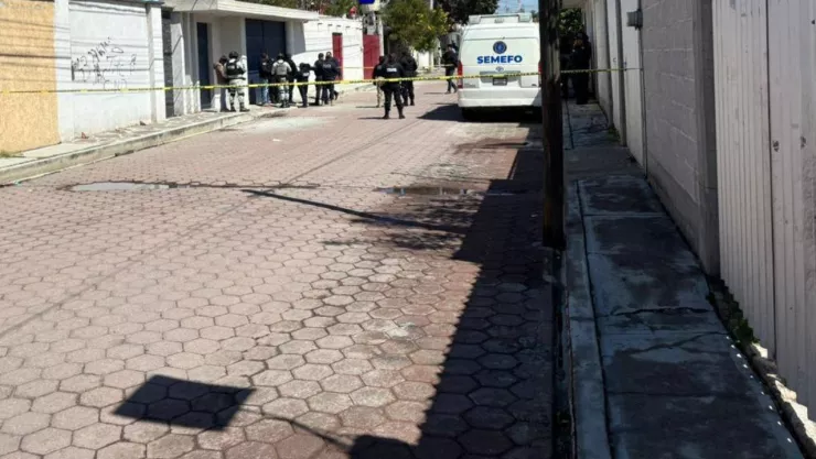FOTOS: Ejecutan a balazos a padre frente a su hijo hoy; cayó en falsa venta de vehículo en Tepetitla, Tlaxcala