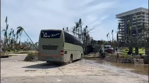 Chihuahuense varado en Acapulco durante Huracán Otis
