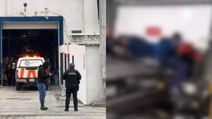 VIDEO | Mueren 2 trabajadores tras quedar prensados en empresa de Santa Catarina, Nuevo León