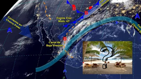 Frente frío 47 dejará heladas en vacaciones de Semana Santa