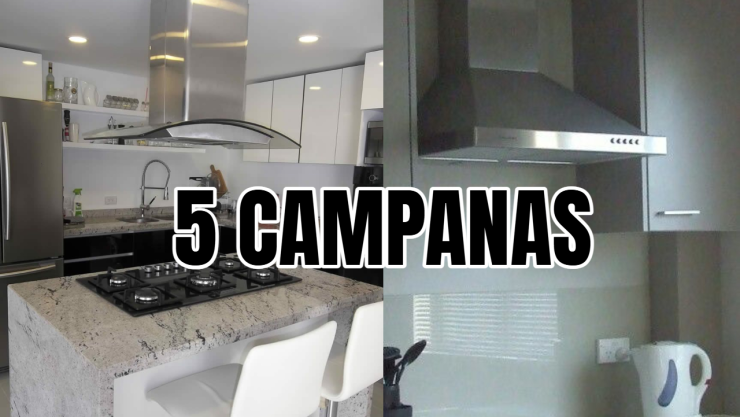 5 diseños de campanas extractoras que te ayudarán a eliminar los malos olores de la cocina