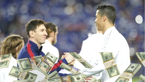 cristiano ronaldo y messi