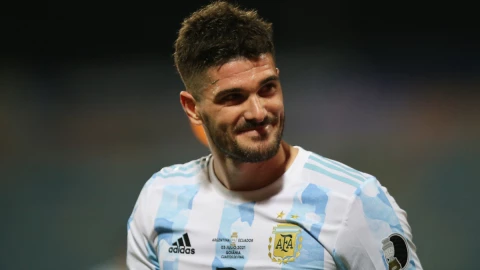Rodrigo de Paul con Argentina