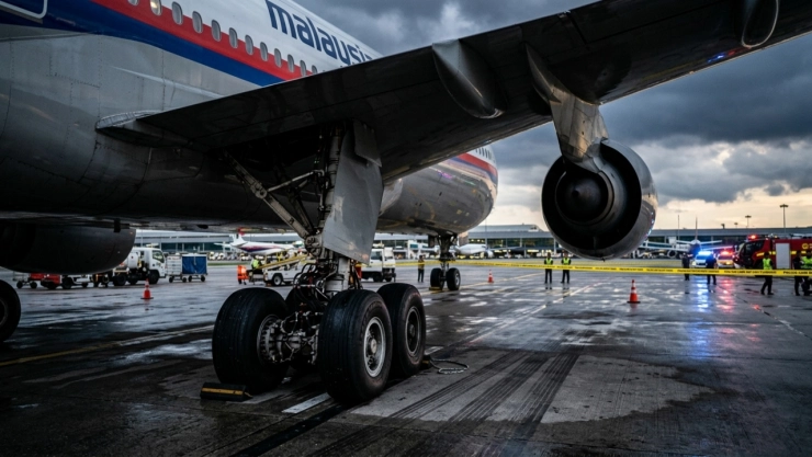 Hallan cuerpo en el tren de aterrizaje de un avión en Malasia
