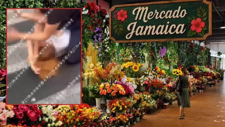 pelea en Mercado Jamaica