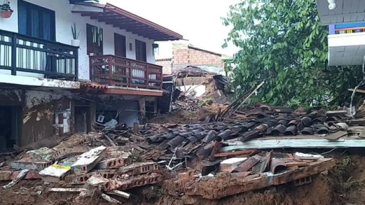 Avalancha en Colombia