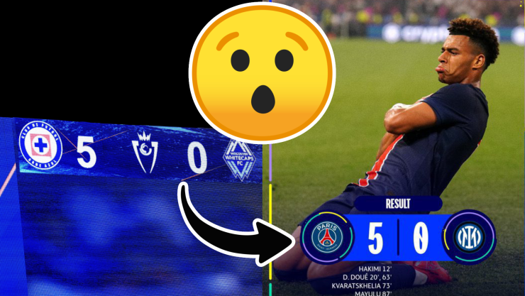Paralelismo ¿creepy_ PSG felicita al Cruz Azul por coronarse campeón de la Concachampions; tuvieron marcadores iguales.jpg