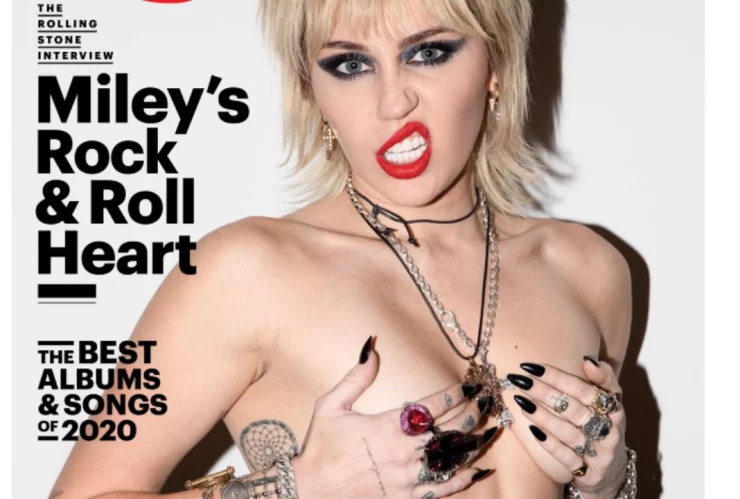 miley cyrus topless rolling stone