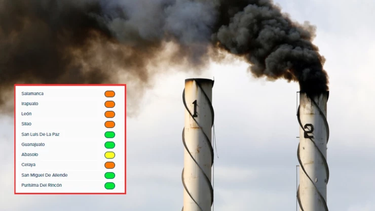 Calidad aire en Guanajuato