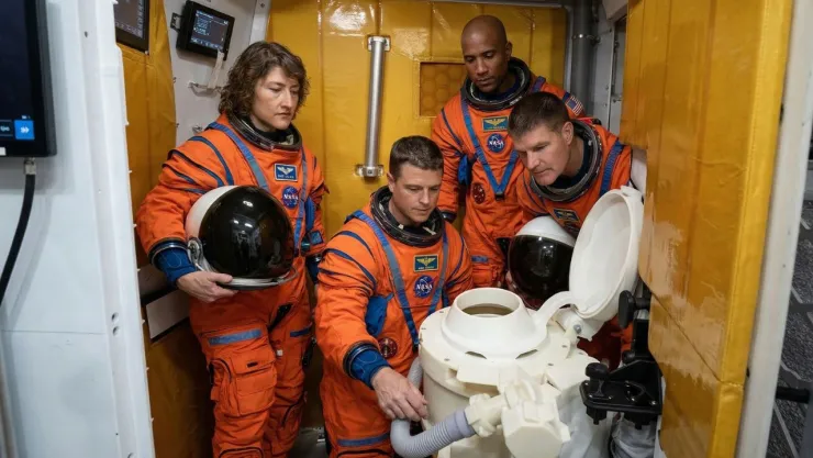 Artemis II: Cómo hacen del baño los astronautas