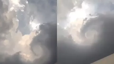 Captan nube giratoria durante una tormenta en México; esto sabemos de ese fenómeno