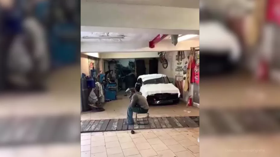 video viral hombre enciende bomba