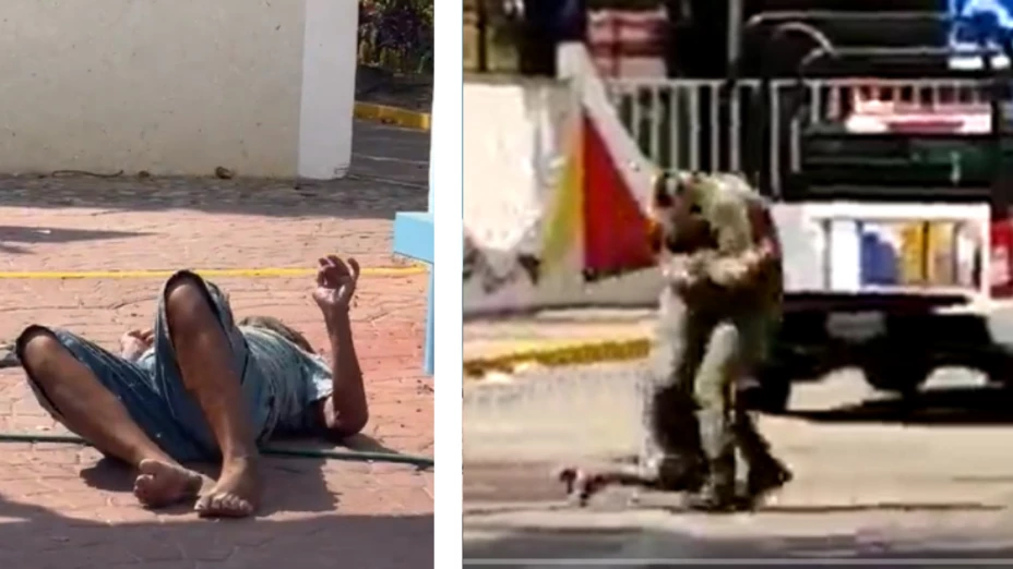 ¡Militar se convierte en héroe! Salva a indigente de abejas