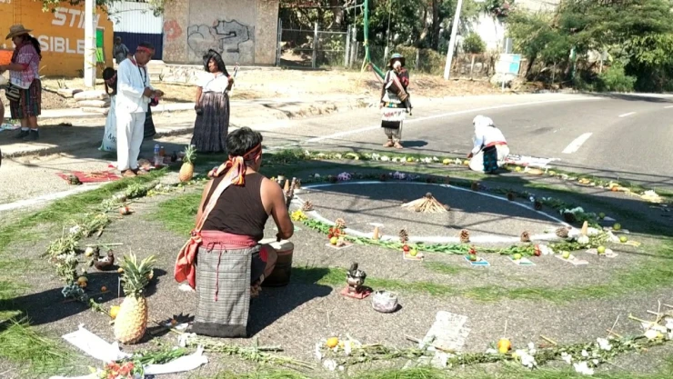 ritual Chiapas accidente migrantes