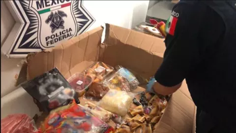 Guardia Nacional encuentra heroína en dulces de tamarindo en CDMX
