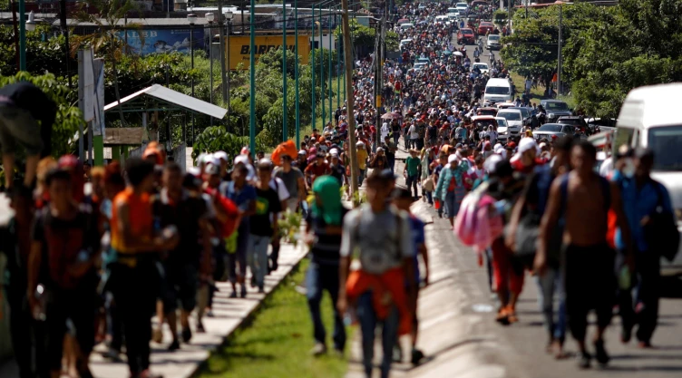 Caravana migrante hacia EUA