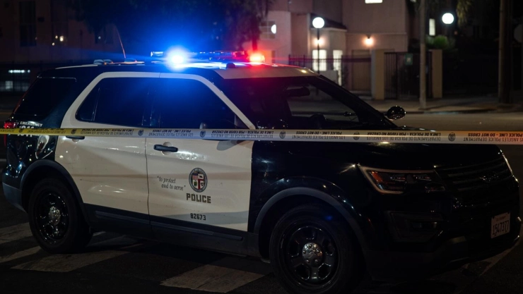 Coche de policía de Los Ángeles