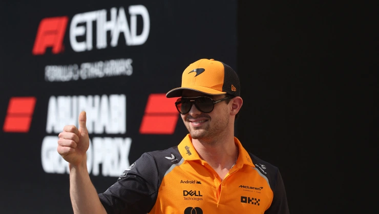 Pato O’Ward, piloto de McLaren, en los tests de postemporada 2025