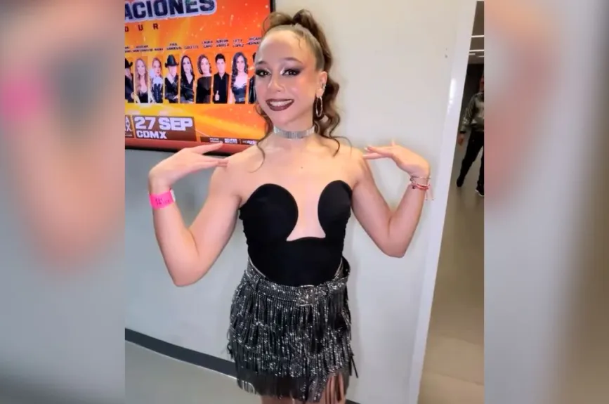 Caro sentía mucha felicidad por presentarse en el escenario de la Arena Ciudad de México en Generaciones Tour.