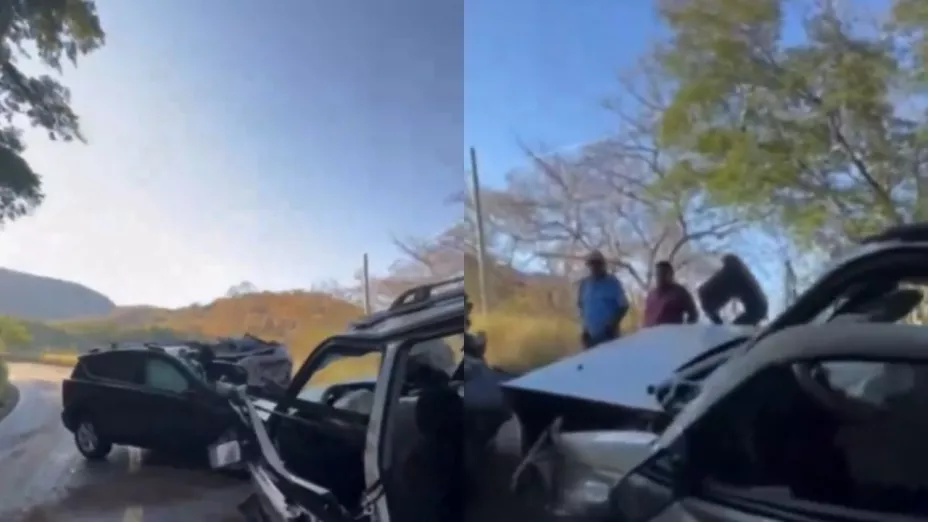 Una mujer y un hombre gravemente heridos tras aparatoso accidente en la carretera a Saltillo