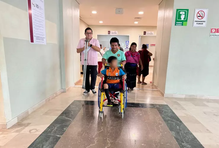 niño pierde la pierna por mordida