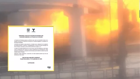 Apoyo psicológico tras explosión en Puente de la Concordia en Iztapalapa. Facultad de Psicología de la UNAM