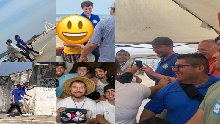 Mr Beast visitando Veracruz