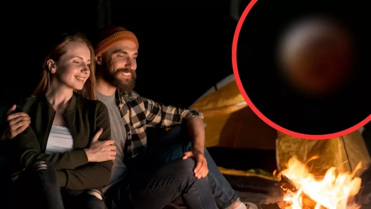 Así se vio la luna se sangre en Baja California hoy 14 de marzo