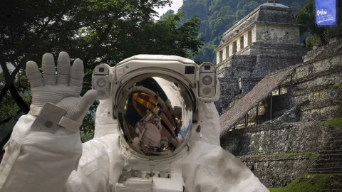 Un astronauta en Palenque
