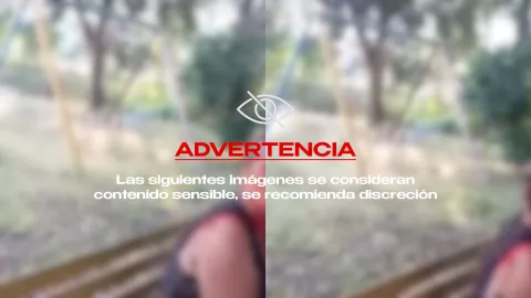 VIDEO ¡IMÁGENES FUERTES! Hombre intenta matar a su madre con un machete en Colima