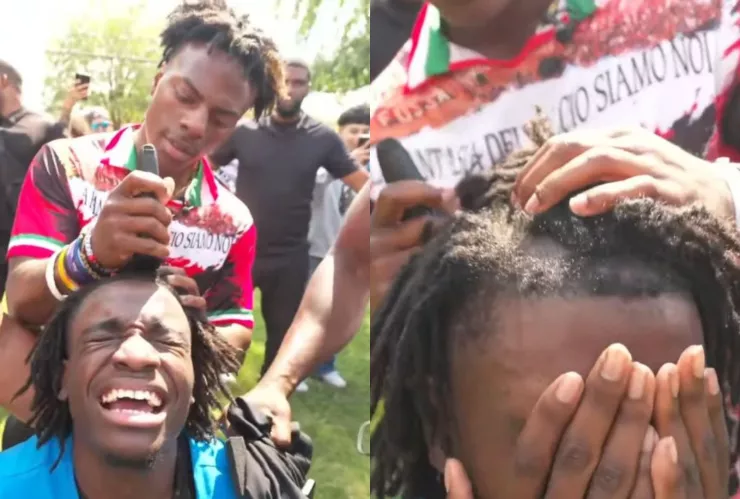 iShowSpeed rapa a fan